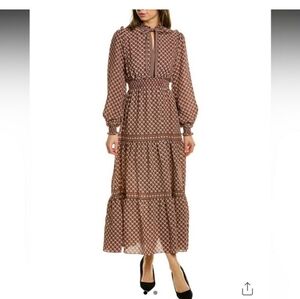 Max Studio Oak Smock Waist dress